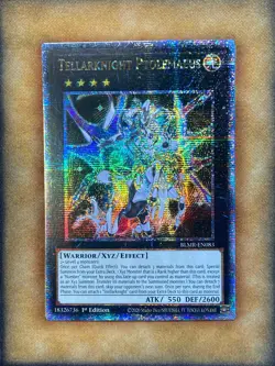 Yugioh Tellarknight Ptolemaeus BLMR-EN083 Quarter Century Secret Rare 1st NM - Image 1