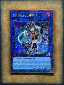 Yugioh I:P Masquerena BLMR-EN085 Quarter Century Secret Rare 1st Ed NM - Image 1