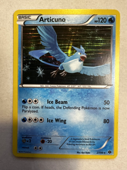 Pokemon Card Articuno Next Destinies Holo Rare 27/99 Near Mint - Image 1