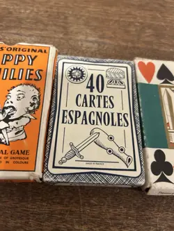 Vintage Playing Card Lot Of 4 Games (Happy Families, Cartes Espagnoles ETC) RARE - Image 3