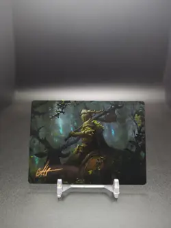 Verdant Outrider Art Card Art Series: Wilds of Eldraine Stamped - Image 2