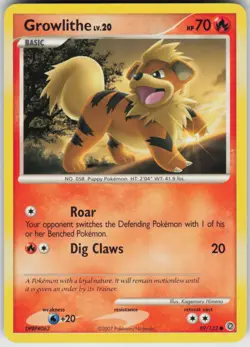 Pokemon TCG Growlithe 89/132 Secret Wonders Common card Normal - Image 1