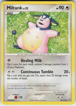 Pokemon TCG Miltank 55/132 Secret Wonders Uncommon card Normal - Image 1