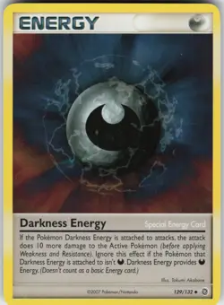 Pokemon TCG Darkness Energy 129/132 Secret Wonders Uncommon card Normal - Image 1