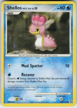 Pokemon TCG Shellos West Sea 107/132 Secret Wonders Common card Normal - Image 1