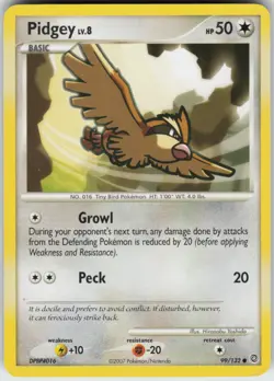 Pokemon TCG Pidgey 99/132 Secret Wonders Common card Normal - Image 1
