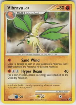 Pokemon TCG Vibrava 74/132 Secret Wonders Uncommon card Normal - Image 1