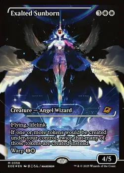 1 x Exalted Sunborn - Foil - Showcase - Edge of Eternities - Light Play - MTG - Image 1
