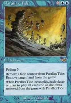 1 x Parallax Tide - Nemesis - Light Play - MTG - Image 1