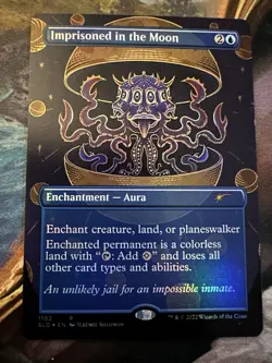 Imprisoned in the Moon (Borderless) Secret Lair Drop Foil 1102 NM MtG - Image 1