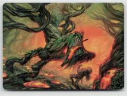 MTG Modern Horizons 3 Art Series Stump Stomp x1 NM 20/54 - Image 1