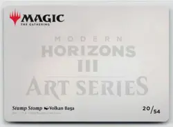 MTG Modern Horizons 3 Art Series Stump Stomp x1 NM 20/54 - Image 2