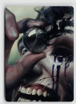 MTG Modern Horizons 3 Art Series Jet Medallion Gold Stamped x1 NM 42/54 - Image 1