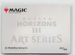 MTG Modern Horizons 3 Art Series Jet Medallion Gold Stamped x1 NM 42/54 - Image 2