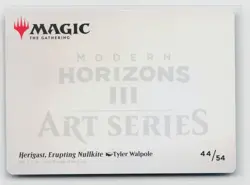 MTG Modern Horizons 3 Art Series Herigast, Erupting Nullkite x1 NM 44/54 - Image 2