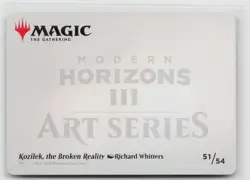 MTG Modern Horizons 3 Art Series Kozilek, The Broken Reality x1 NM 51/54 - Image 2