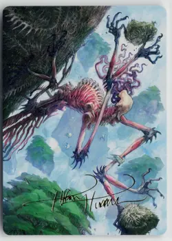 MTG Modern Horizons 3 Art Series Territory Culler Gold Stamped x1 NM 11/54 - Image 1