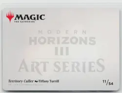 MTG Modern Horizons 3 Art Series Territory Culler Gold Stamped x1 NM 11/54 - Image 2