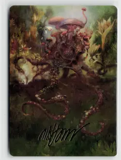 MTG Modern Horizons 3 Art Series Sowing Mycospawn Gold Stamped x1 NM 40/54 - Image 1