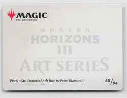MTG Modern Horizons 3 Art Series Pearl-Ear, Imperial Advisor x1 NM 45/54 - Image 2
