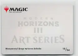 MTG Modern Horizons 3 Art Series Monumental Henge x1 NM 15/54 - Image 2