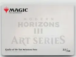 MTG Modern Horizons 3 Art Series Kaalia Of The Vast Gold Stamped x1 NM 22/54 - Image 2
