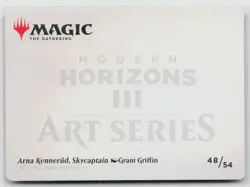 MTG Modern Horizons 3 Art Series Arna Kenerud, Skycaptain x1 NM 48/54 - Image 2