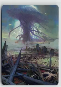 MTG Modern Horizons 3 Art Series Swamp Gold Stamped x1 NM 24/54 - Image 1