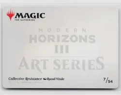 MTG Modern Horizons 3 Art Series Collective Resistance x1 NM 7/54 - Image 2