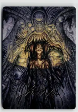 MTG Modern Horizons 3 Art Series Chthonian Nightmare Gold Stamped x1 NM 37/54 - Image 1