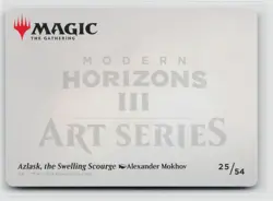 MTG Modern Horizons 3 Art Series Azlask, The Swelling Scourge Gold Stamped x1 NM - Image 2