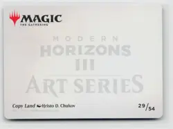 MTG Modern Horizons 3 Art Series Copy Land x1 NM 29/54 - Image 2