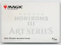 MTG Modern Horizons 3 Art Series Party Thrasher Gold Stamped x1 NM 6/54 - Image 2