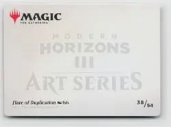 MTG Modern Horizons 3 Art Series Flare Of Duplication x1 NM 38/54 - Image 2