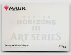 MTG Modern Horizons 3 Art Series Swamp x1 NM 24/54 - Image 2