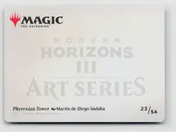 MTG Modern Horizons 3 Art Series Phyrexian Tower x1 NM 23/54 - Image 2