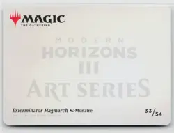 MTG Modern Horizons 3 Art Series Exterminator Magmarch x1 NM 33/54 - Image 2