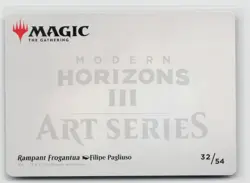 MTG Modern Horizons 3 Art Series Rampant Frogantua x1 NM 32/54 - Image 2