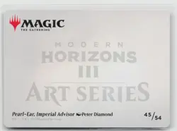 MTG Modern Horizons 3 Art Series Pearl-Ear, Imperial Advisor Gold Stamped x1 NM - Image 2