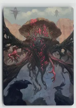 MTG Modern Horizons 3 Art Series Inversion Behemoth Gold Stamped x1 NM 27/54 - Image 1