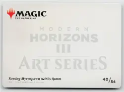 MTG Modern Horizons 3 Art Series Sowing Mycospawn x1 NM 40/54 - Image 2