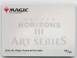 MTG Modern Horizons 3 Art Series Grist, The Plague Swarm x1 NM 18/54 - Image 2