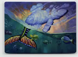 MTG Modern Horizons 3 Art Series Dreamtide Whale x1 NM 2/54 - Image 1