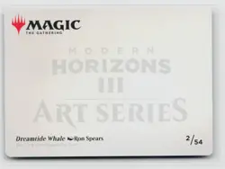 MTG Modern Horizons 3 Art Series Dreamtide Whale x1 NM 2/54 - Image 2