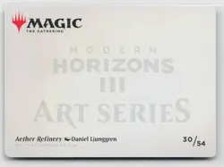 MTG Modern Horizons 3 Art Series Aether Refinery x1 NM 30/54 - Image 2
