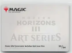 MTG Modern Horizons 3 Art Series Stone Idol Generator x1 NM 35/54 - Image 2