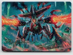 MTG Modern Horizons 3 Art Series Exterminator Magmarch Gold Stamped x1 NM 33/54 - Image 1