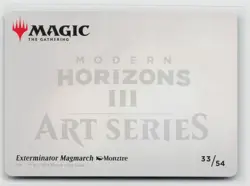 MTG Modern Horizons 3 Art Series Exterminator Magmarch Gold Stamped x1 NM 33/54 - Image 2