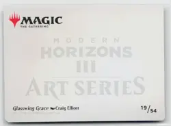 MTG Modern Horizons 3 Art Series Glasswing Grace x1 NM 19/54 - Image 2