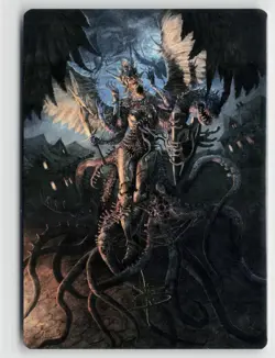 MTG Modern Horizons 3 Art Series Angelic Aberration Gold Stamped x1 NM 28/54 - Image 1